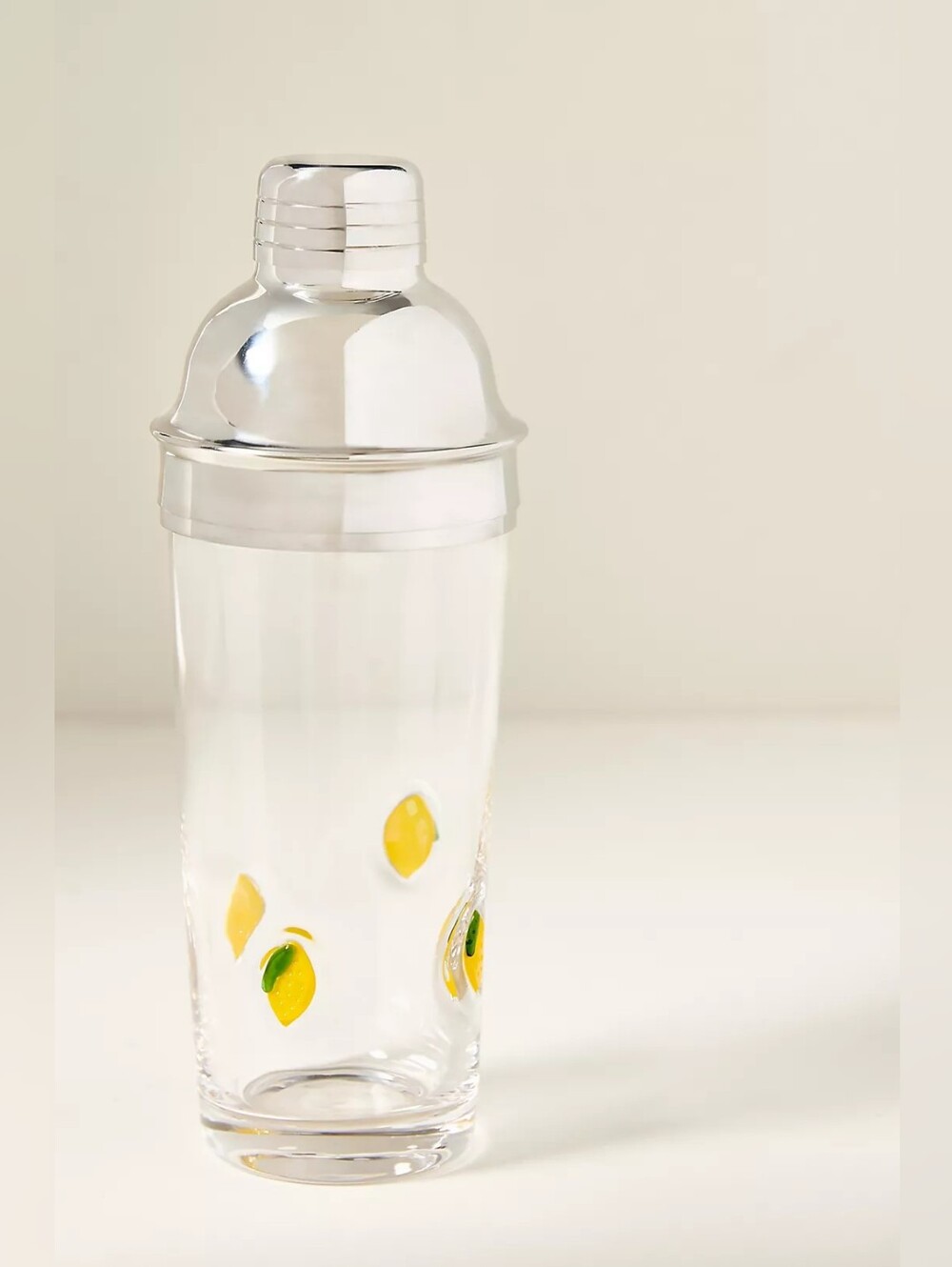 Anthropologie Icon Cocktail Shaker Lemon